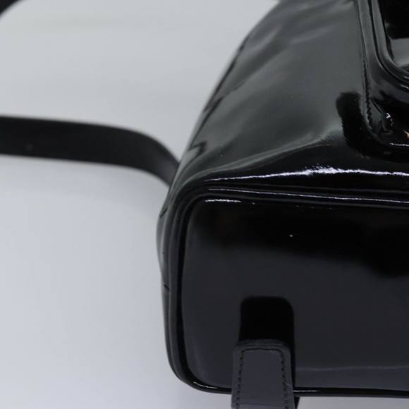 GUCCI Bamboo Backpack Patent leather Black 003 2058 0030 Auth ep4556 - Picture 15 of 16